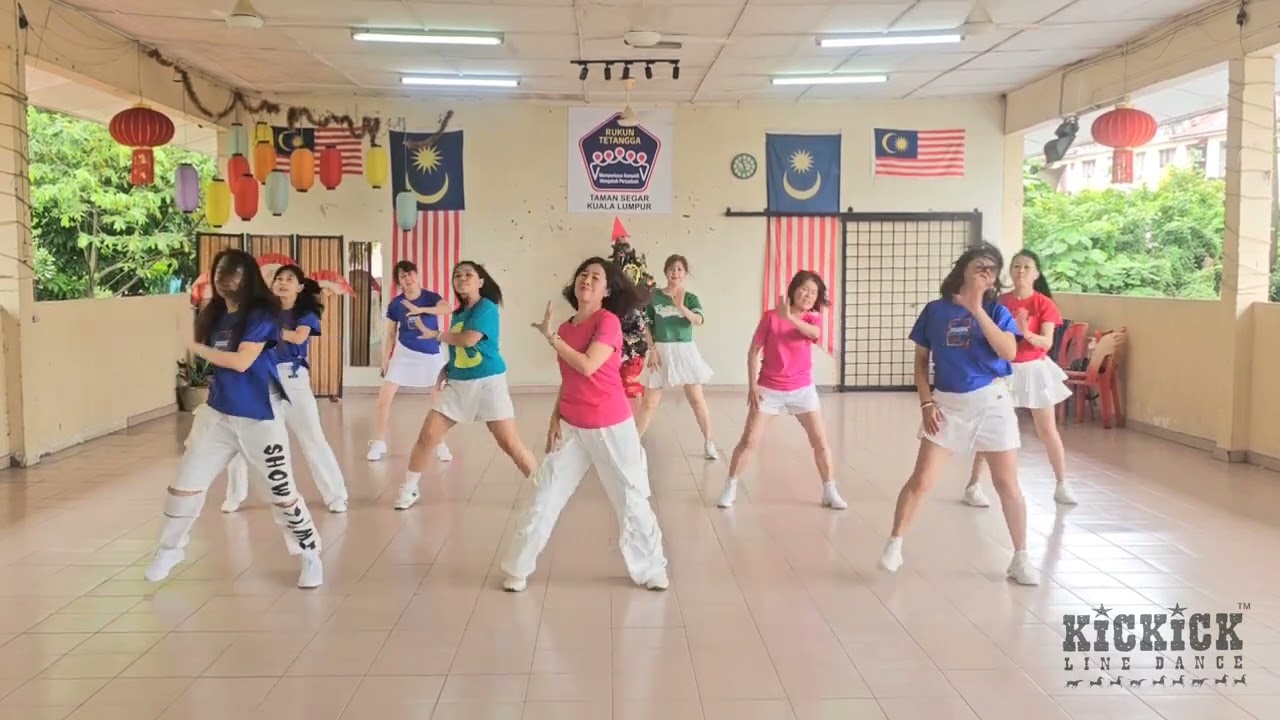 Boom Shaka Laka 蹦沙卡拉卡 - Kickick Line Dance 