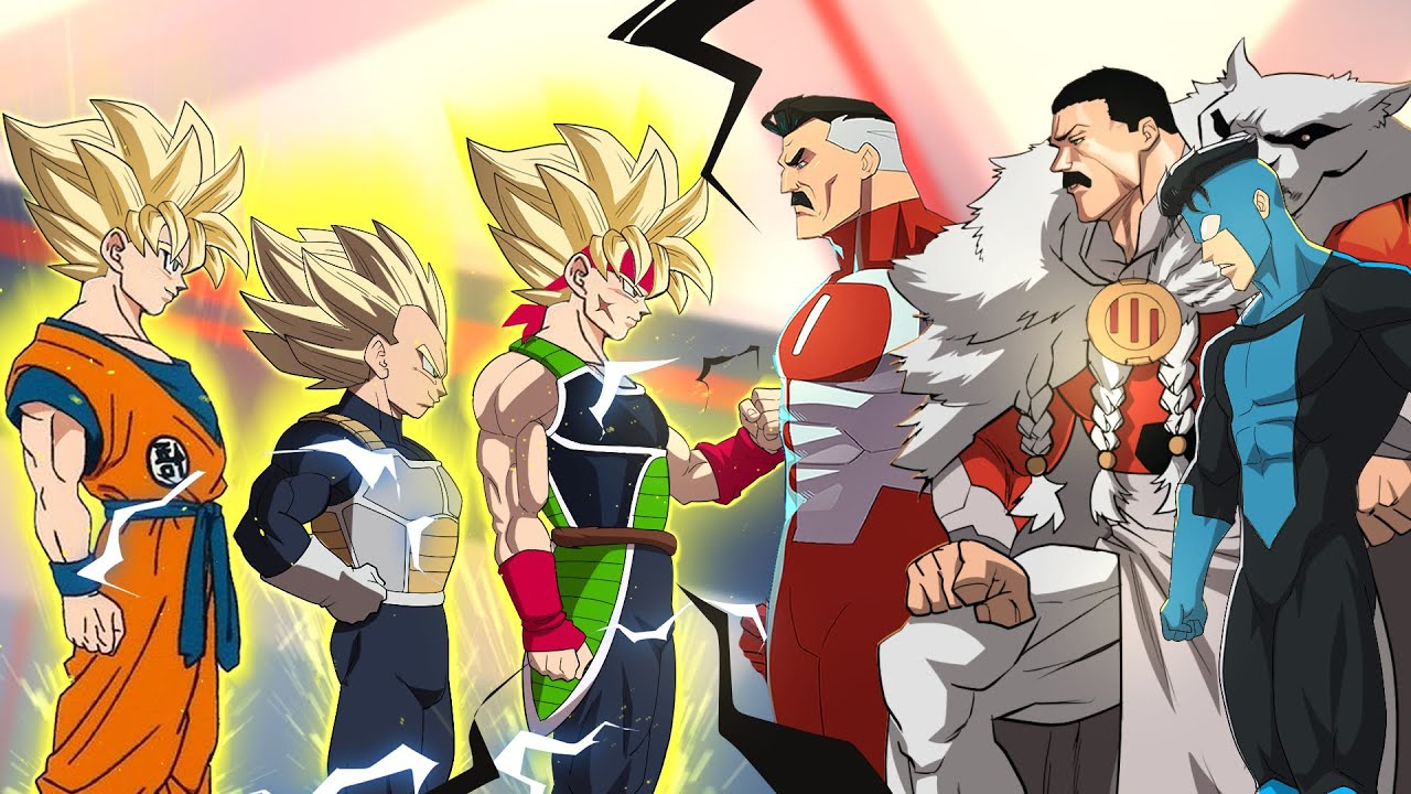 Dragon Ball Z VS Invincible in EPIC Crossover Battle! (Reupload)