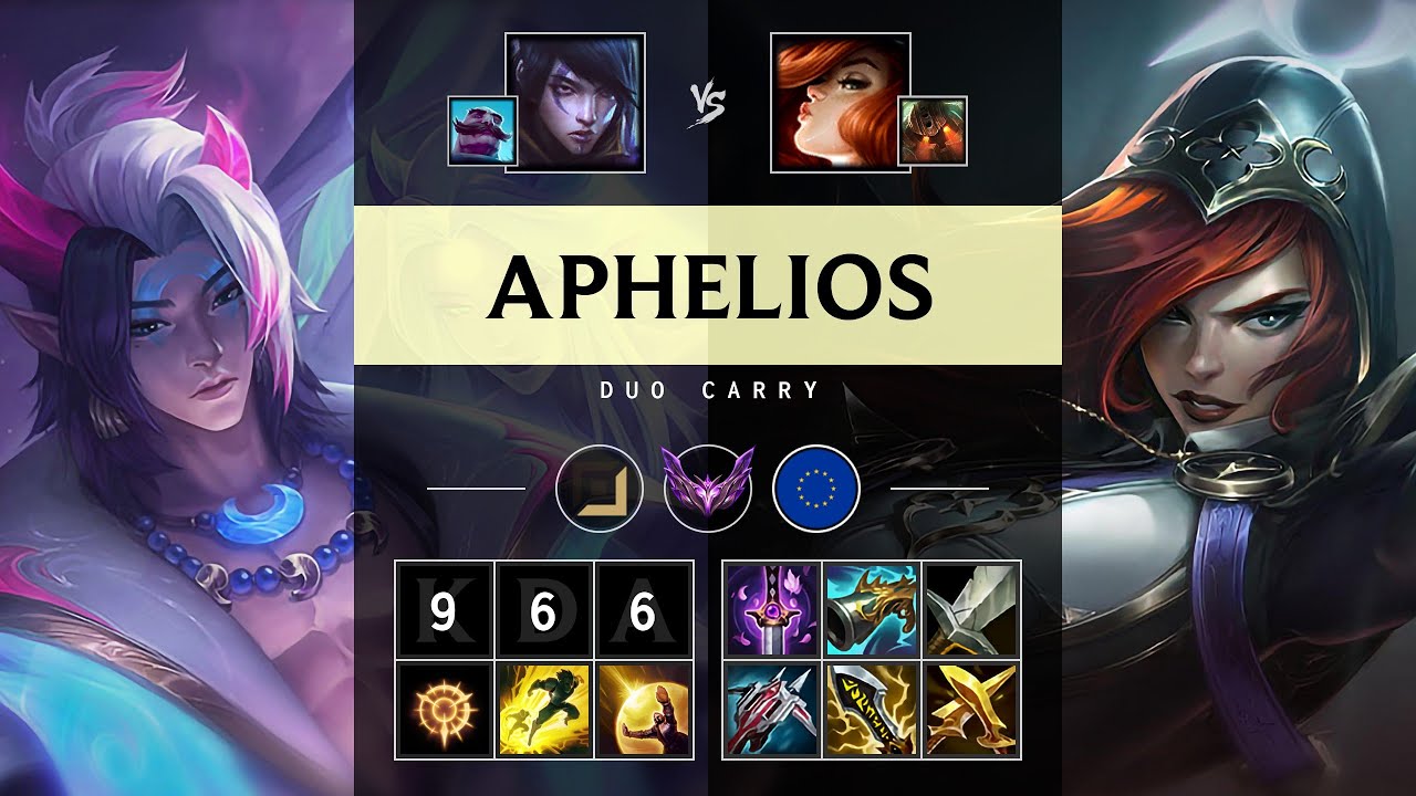 Aphelios ADC vs Miss Fortune: Unstoppable - EUW Master Patch 14.22