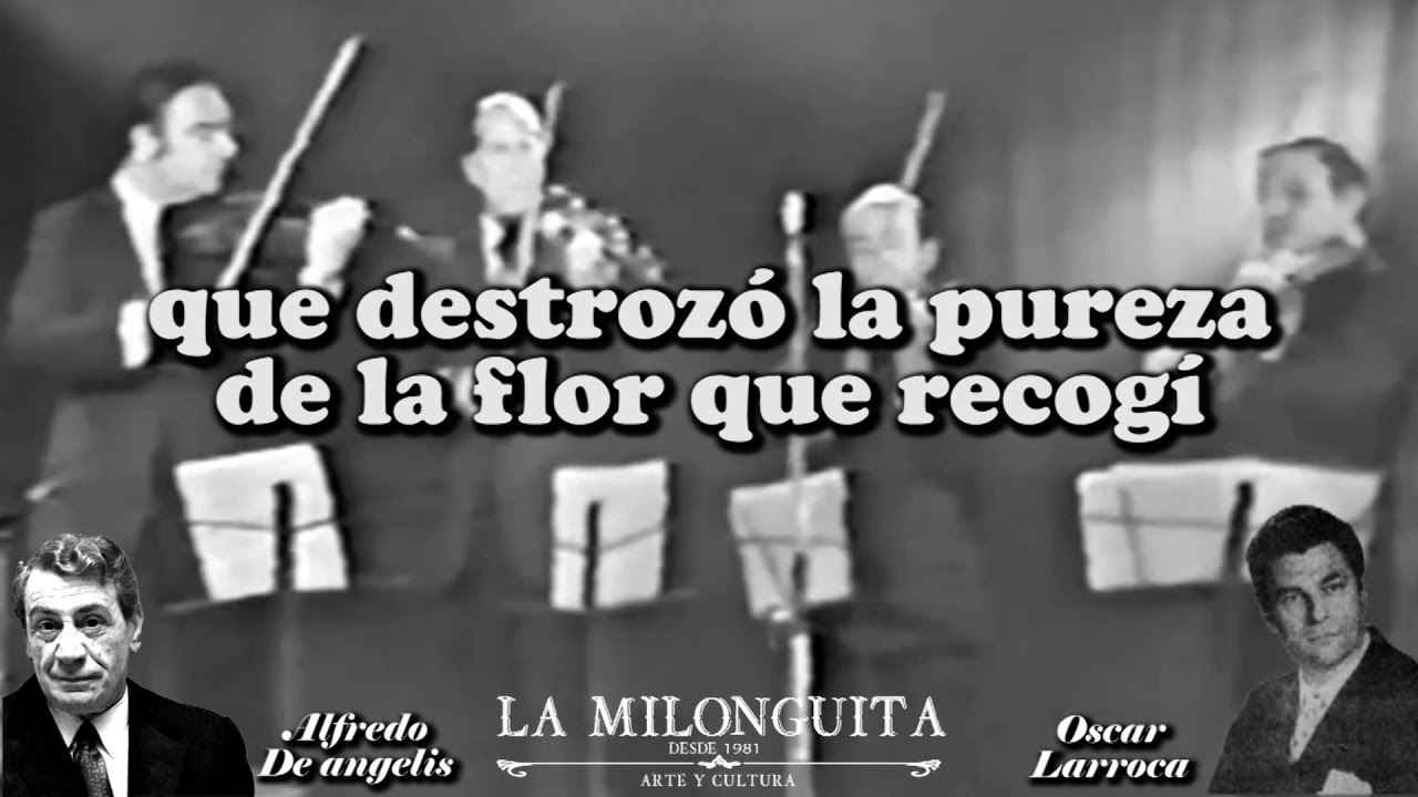 Como nos cambia la vida (1953) Oscar Larroca con la Orquesta de Alfredo De Angelis