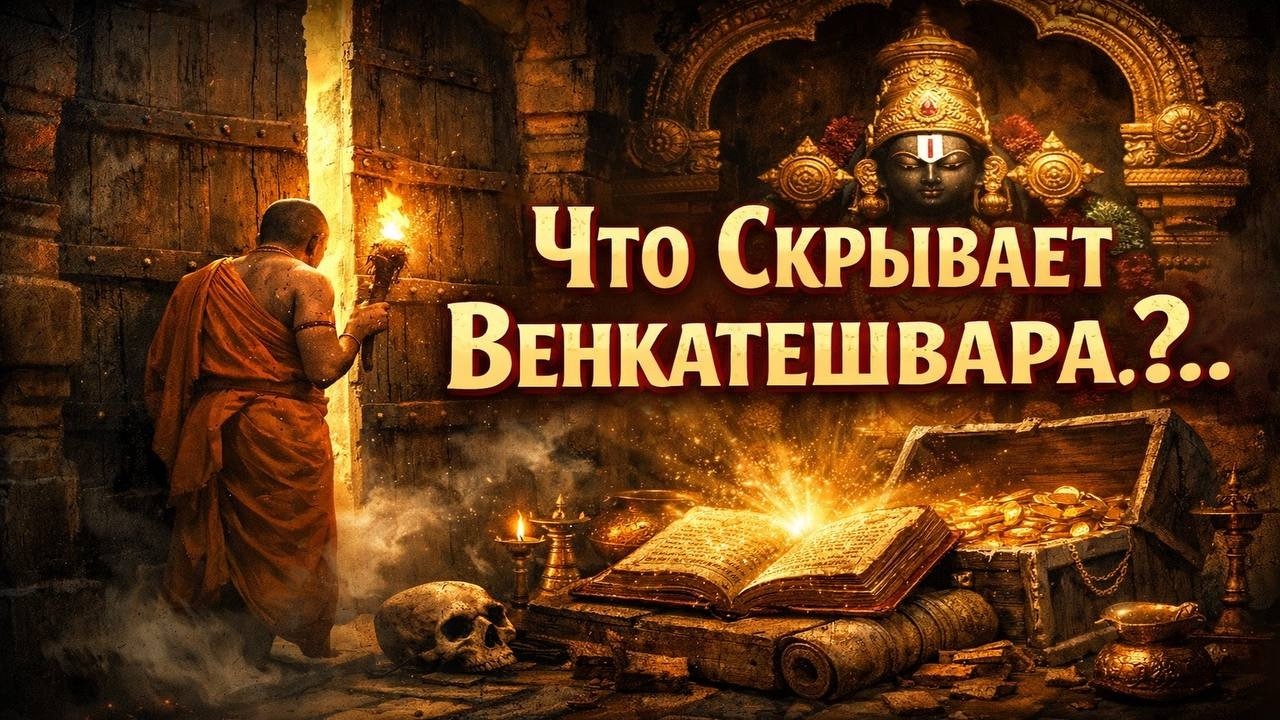 Что ХРАНЯТ Монахи ДРЕВНЕГО ХРАМА Венкатешвары? Жертвоприношения Волос и ТАЙНЫ Древних Легенд