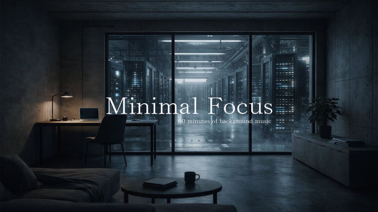 【作業用BGM】Focus Room｜静かで邪魔しないミニマル環境音（60分）
