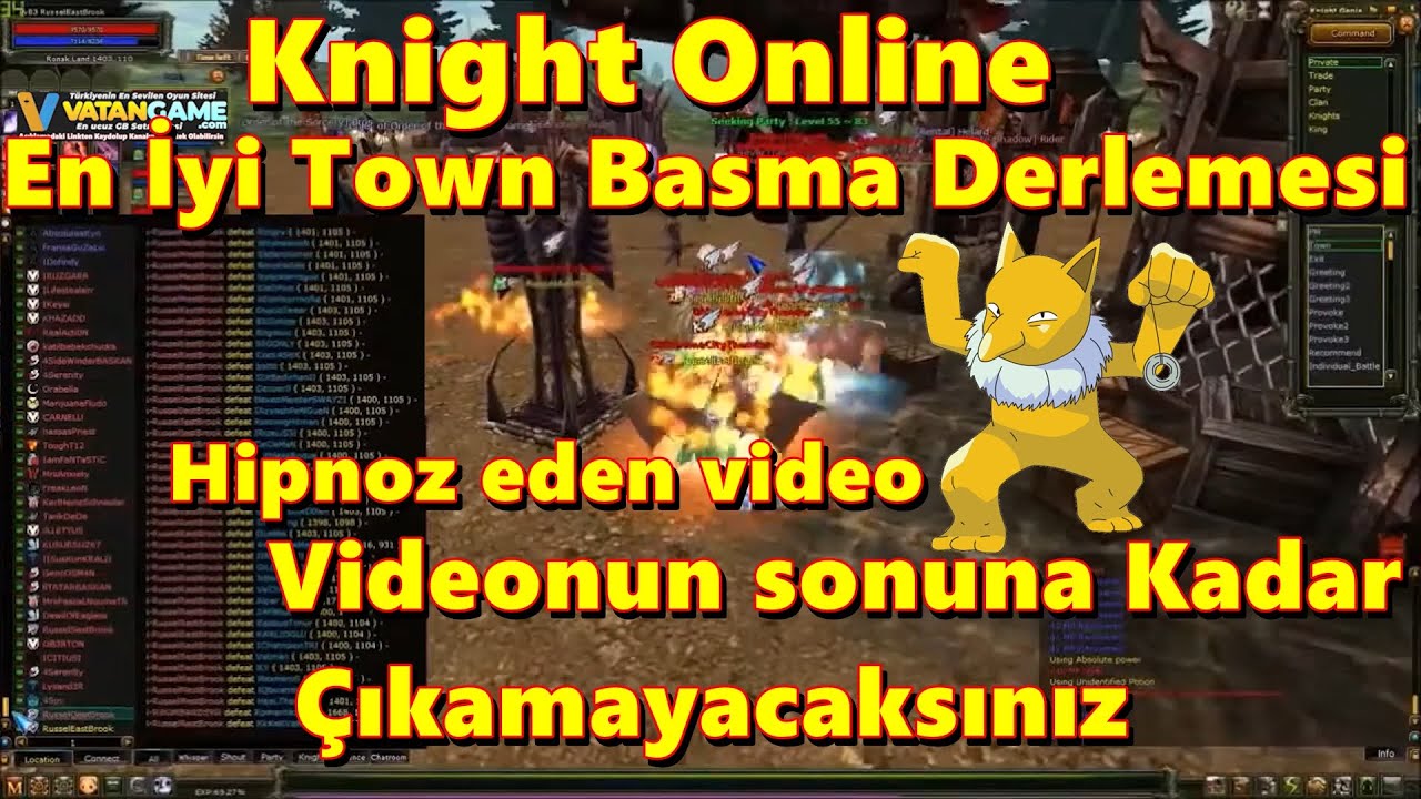 Knight Online En İyi Town Basma Derlemesi mage kurian asas #knightonline #townbasma #knightfarm #pk