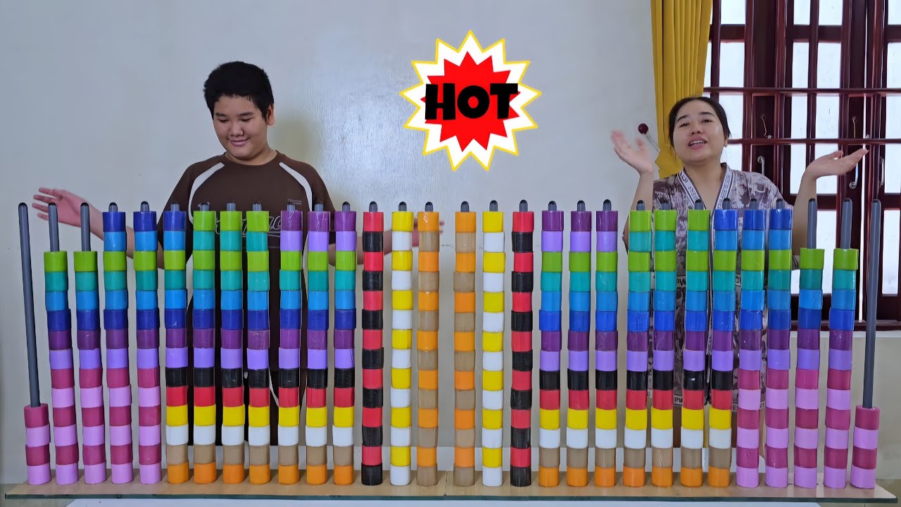 Family Game | Color Roll Puzzle Challenge, Who's Faster ☆ Level 15