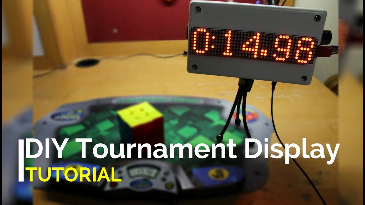 Cubing Tech: How to make a stackmat timer display using an Arduino