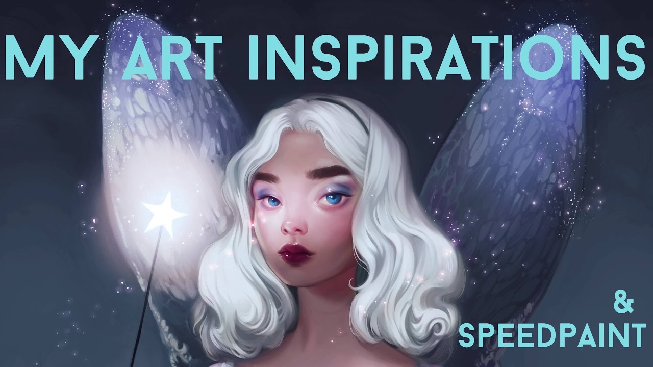BLUE FAIRY SPEEDPAINT+ MY ART INSPIRATIONS