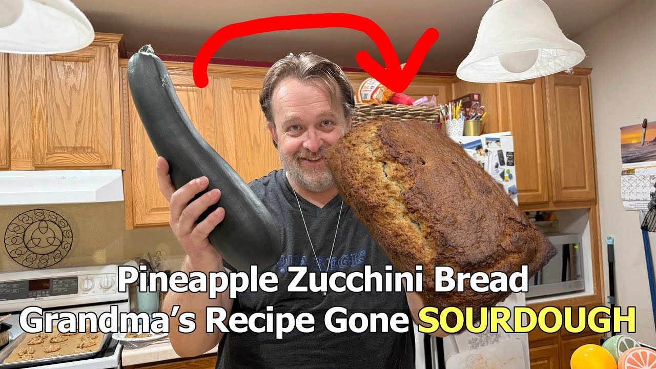 Ананасовый хлеб с цуккини длительного брожения — старинный рецепт в современной интерпретации!