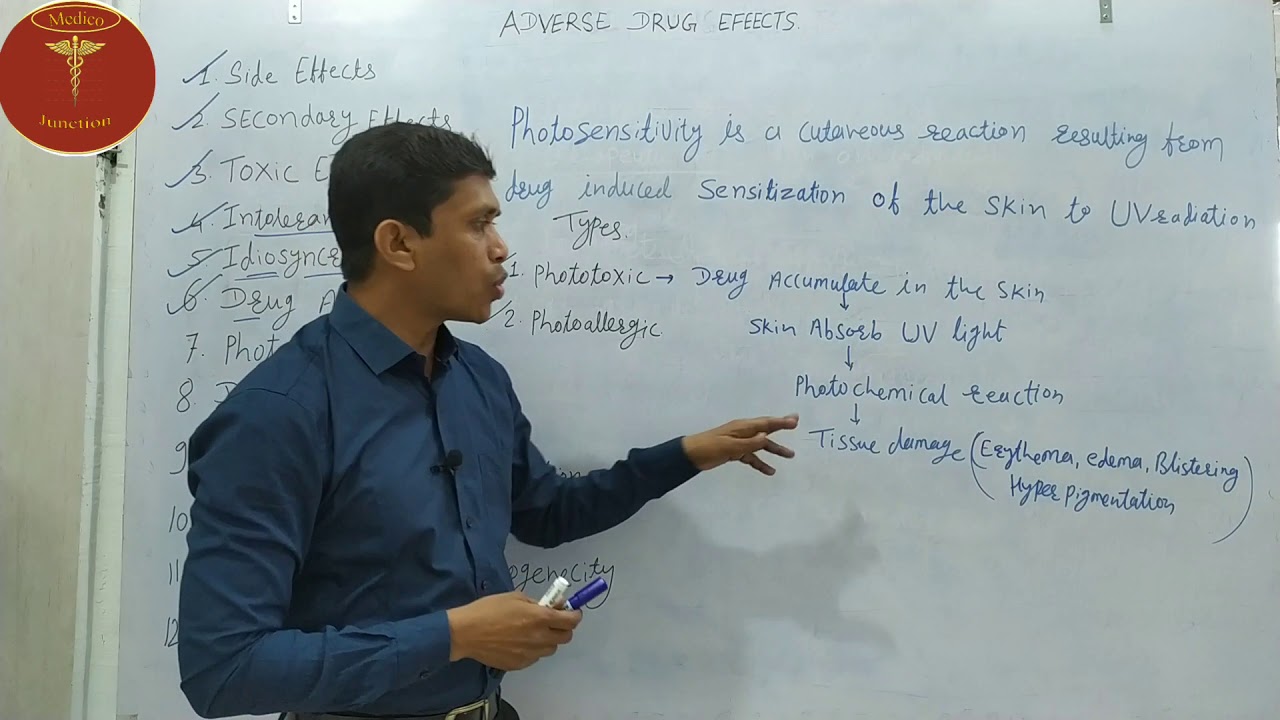 ADVERSE DRUG EFFECTS PART-4 (PHOTOSENSITIVITY)