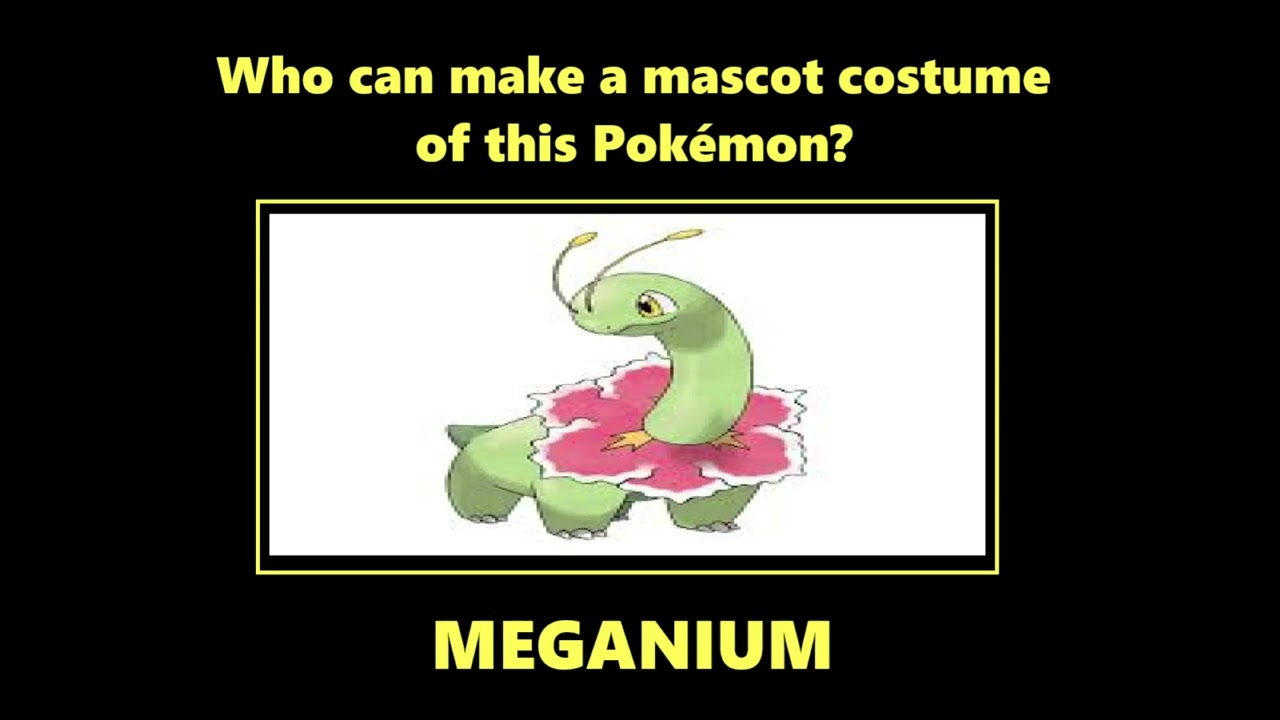 2026 Request To Make A Meganium Pokémon Mascot Costume 