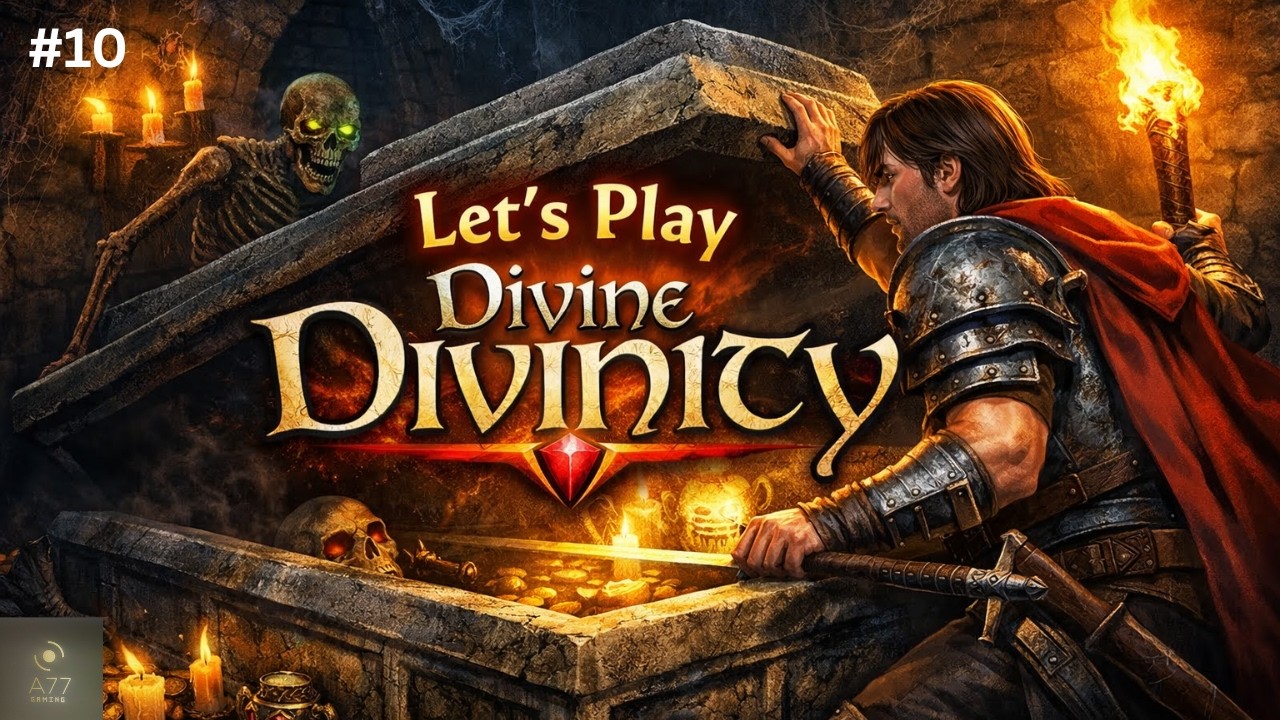 Was lauert in den Katakomben?! Sarkophage, Untote & Loot | Divine Divinity Let´s Play #10 #gaming
