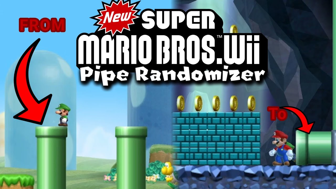 New Super Mario Bros. Wii Pipe randomizer challenge!! | NSMBW