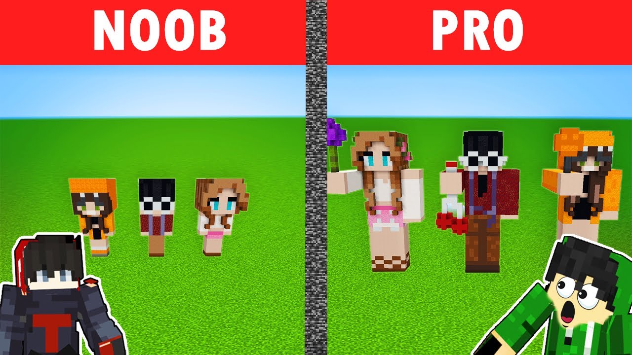 NOOB VS PRO: Moira YT, JUNGkurt and Astraeaa PH STATUE BUILD CHALLENGE | Minecraft OMOCITY (Tagalog)