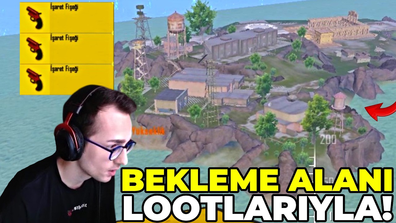 BEKLEME ALANI LOOTLARIYLA WIN ALMAK! (3 FİŞEK &Ccedil;IKTI) PUBG MOBILE