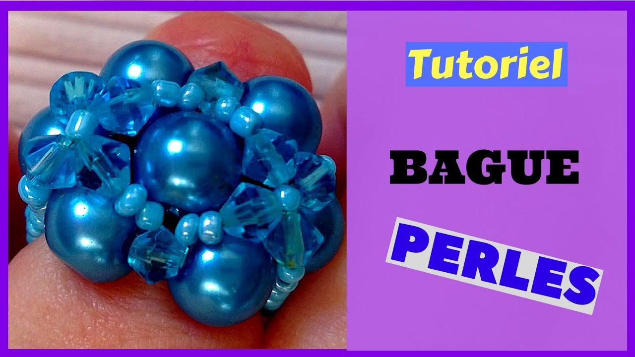 Bague perles