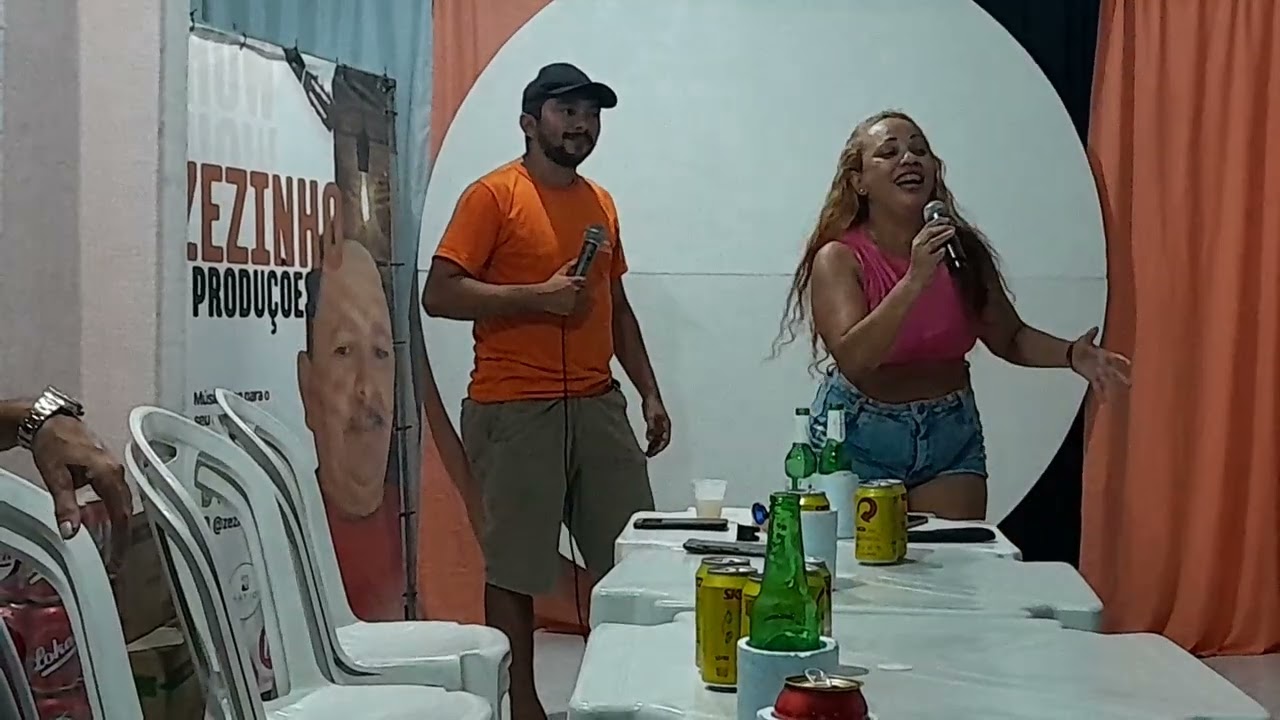 Nacelio Paiva e erbenia Santos ao vivo no bar do zezinho produções 