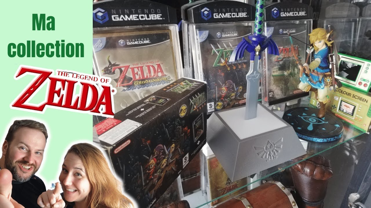 😍 COLLECTION VITRINE ZELDA switch wii u gamecube n64 super nintendo gameboy ds game & watch figurine