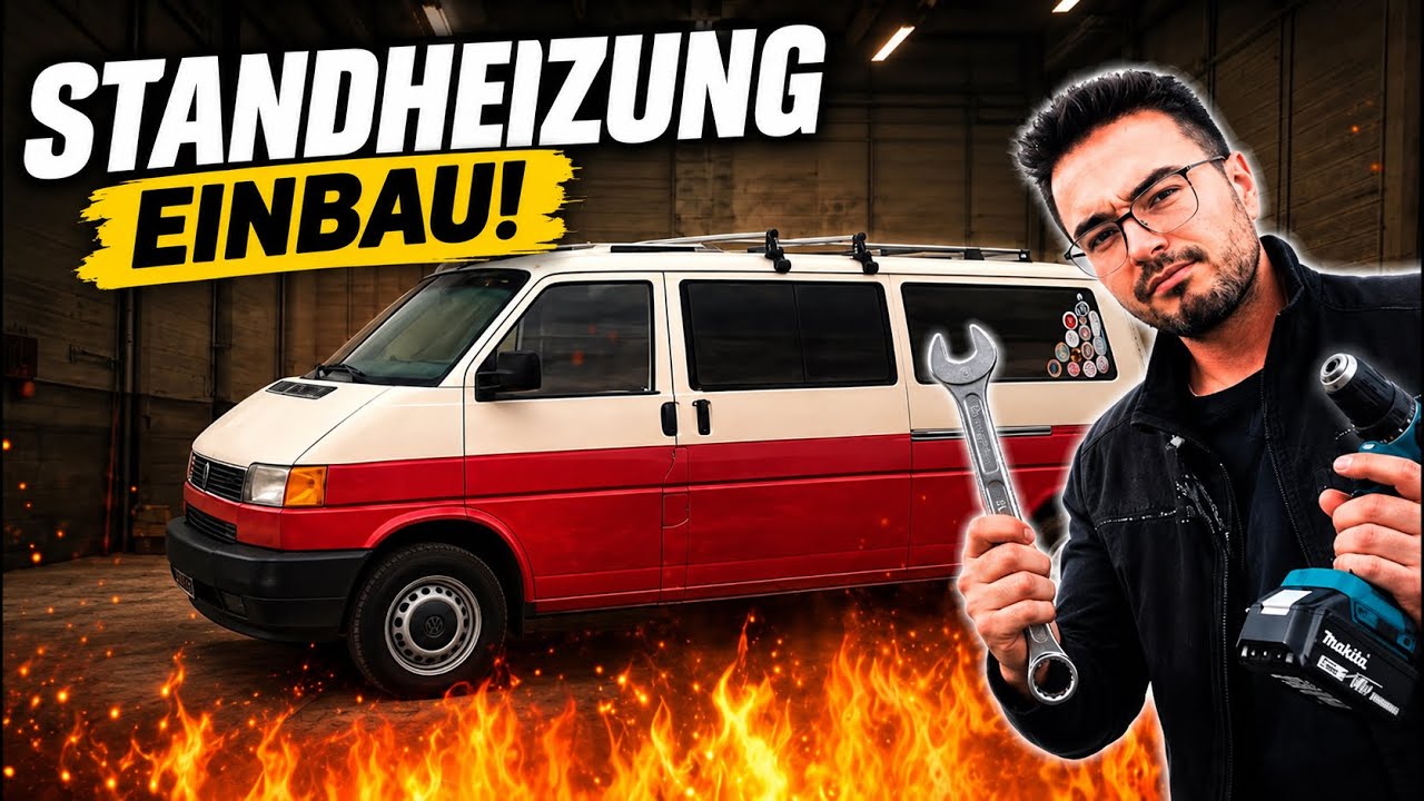 STANDHEIZUNG einbauen leicht gemacht! VW T4 Camper Upgrade 🔥⚒️