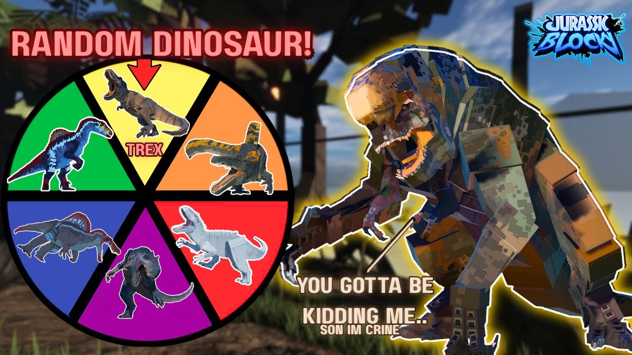 EVERY KILL MAKES ME A *RANDOM* DINOSAUR! | Jurassic Blocky