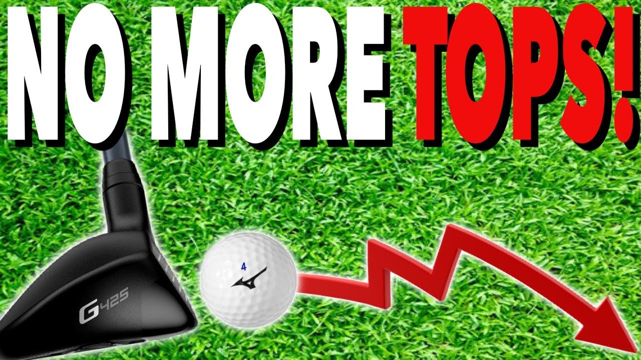 NEVER Top A HYBRID Golf Club Again! Simple Golf Tips