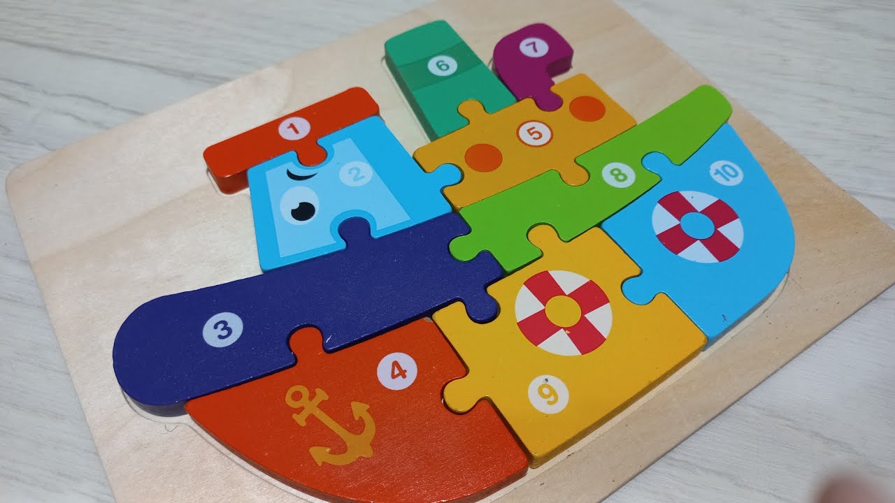 😊🚢 Puzzle Boat: Learning Numbers in Sea Adventures