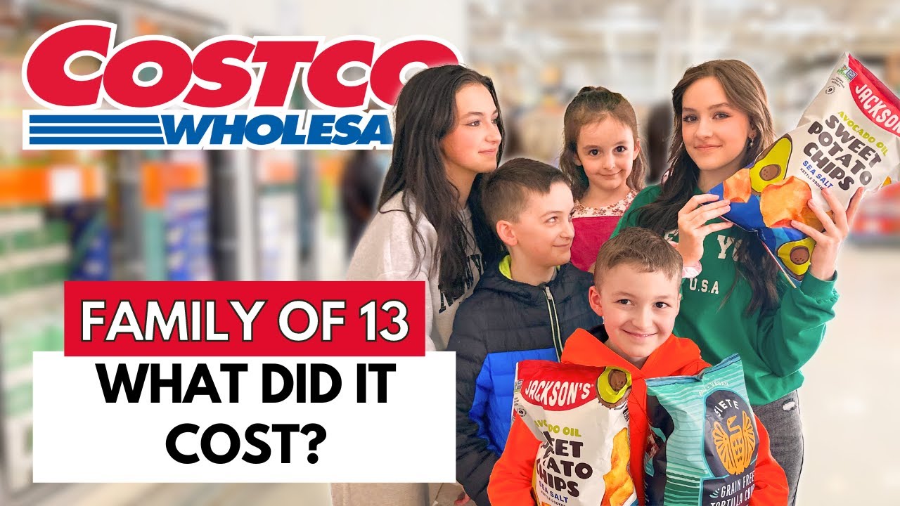 WEEKLY Grocery Shopping for 11 Kids at COSTCO with PRICES