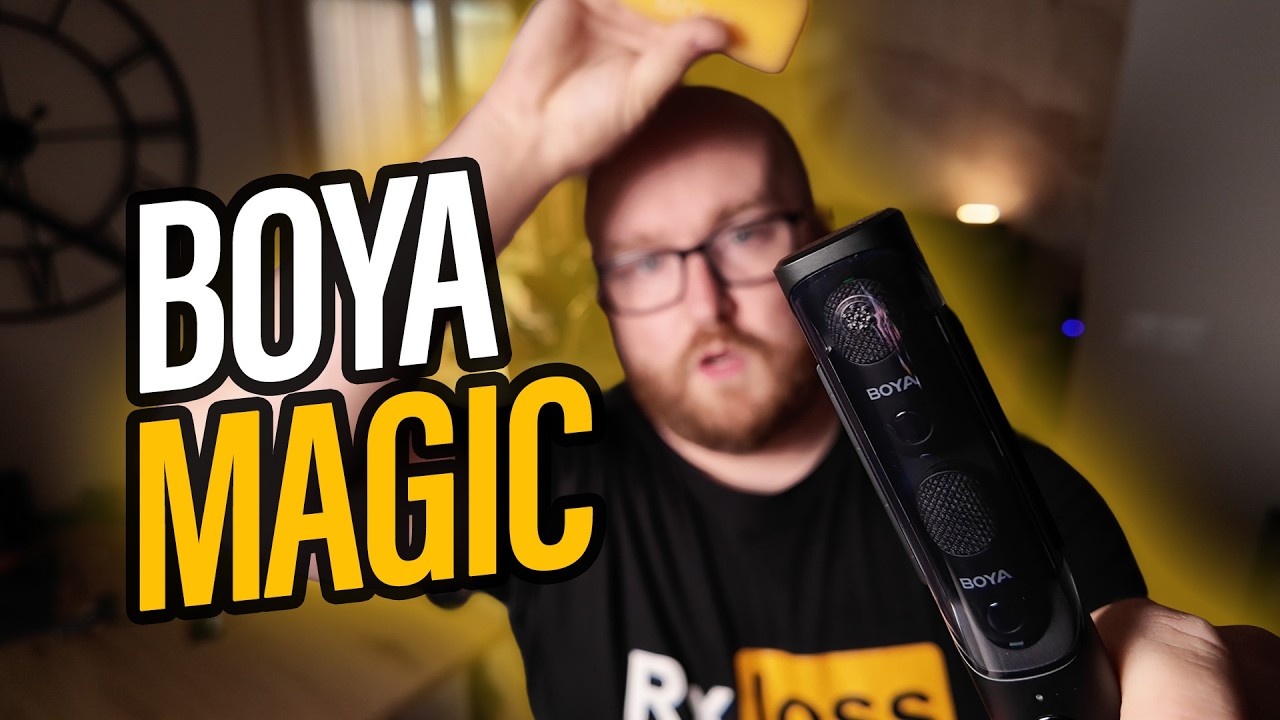 Magiczny mikrofon kt&oacute;ry się transformuje. BOYA Magic