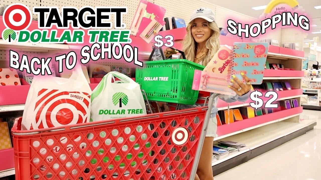 TARGET*DOLLAR TREE* BACK TO SCHOOL SUPPLIES SHOPPING SPREE 2026! *college edition*
