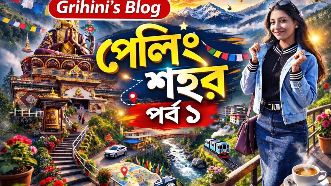 সিকিমের কিছু সুন্দর জায়গা ঘুরে দেখাবো আপনাদের😇🏔️🏞️🏯