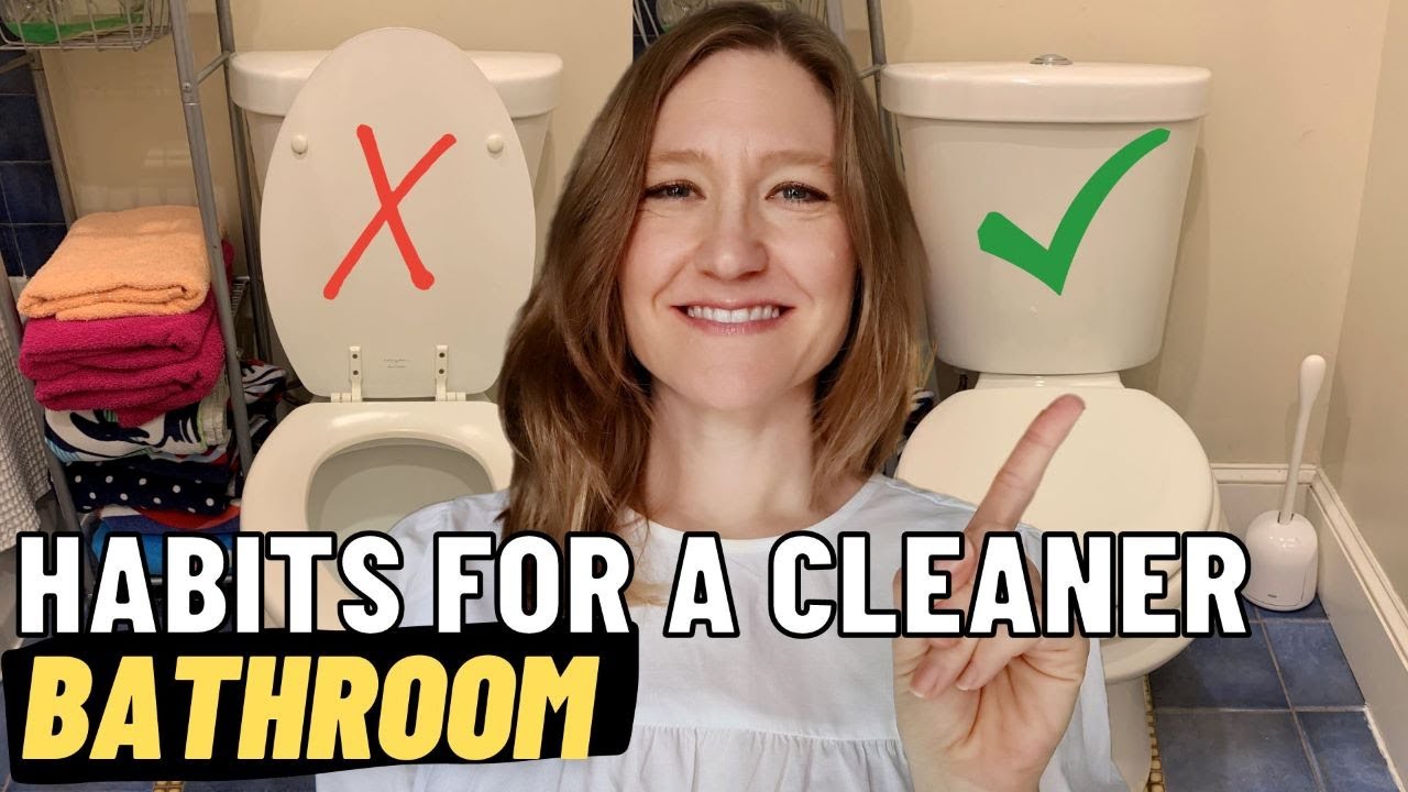 WHAT I DO TO ALWAYS HAVE A CLEAN BATHROOM (These habits only take seconds a day!)