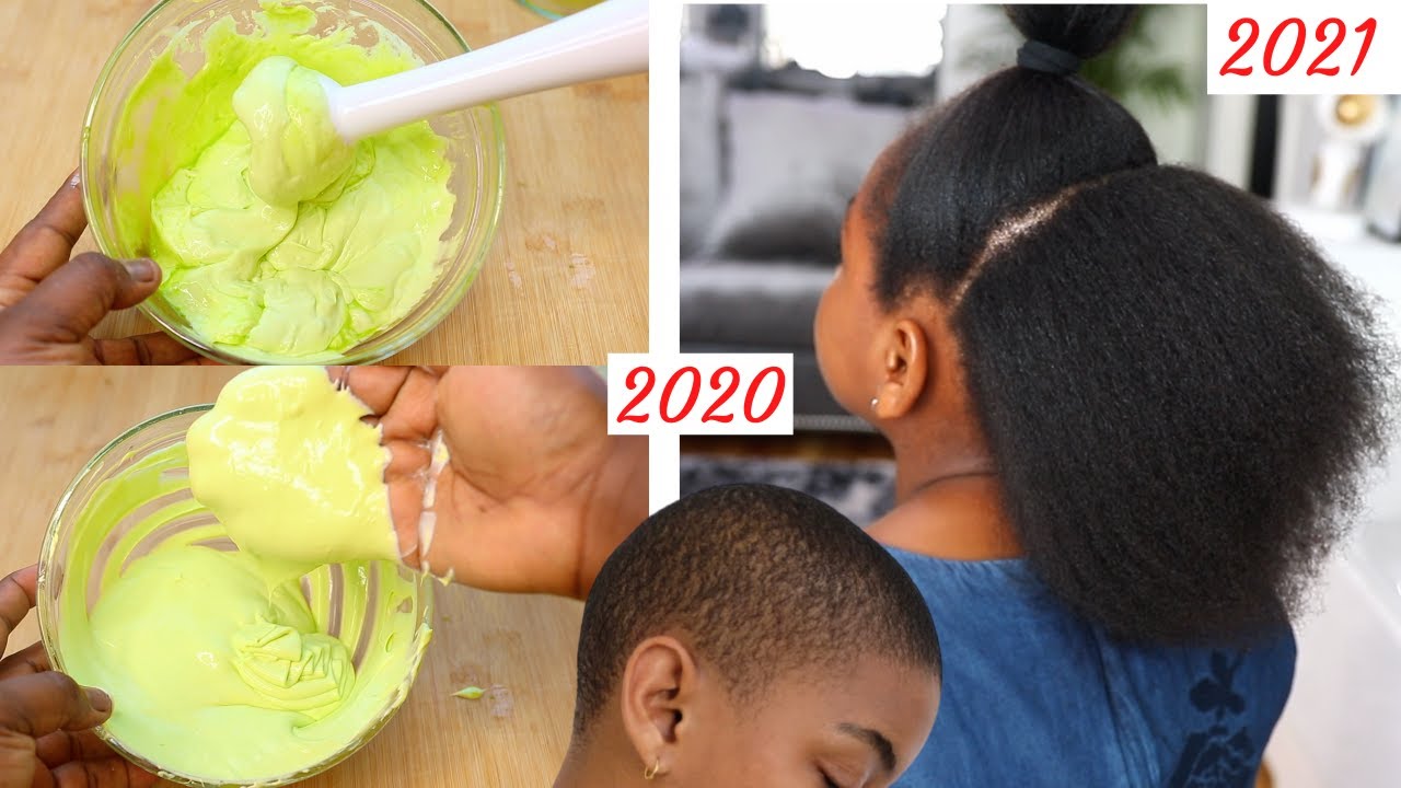 2 Ingredients Her Hair Couldn't RESIST. How i Grew Her Hair in 1 year SUPER FAST