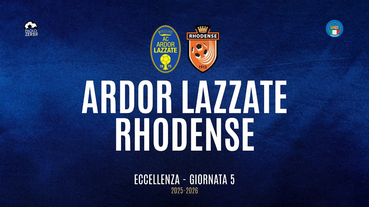 [HIGHLIGHTS] Eccellenza Girone A 25/26 - | Giornata 5 |  Ardor Lazzate - Rhodense