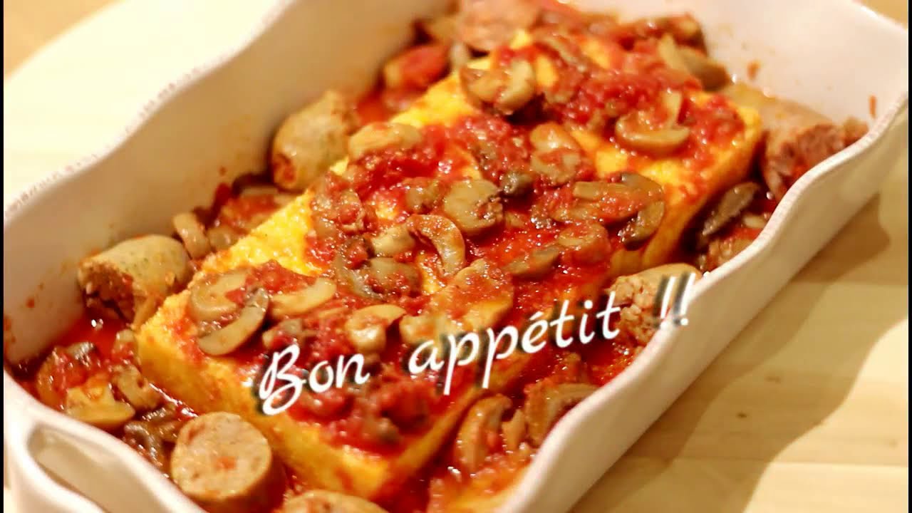 Recette de la polenta facile #recettesfaciles  #cibobuono #polenta#ricettafacileeveloce