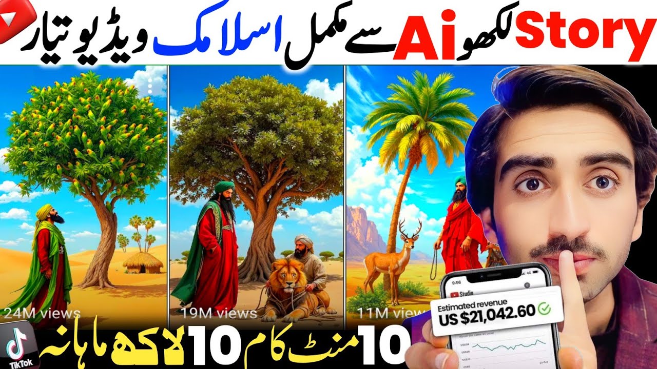 How to make AI Islamic Story | AI se Islamic video Kaise Banaye | Unlimited 🆓 AI video Kaise Banaye 