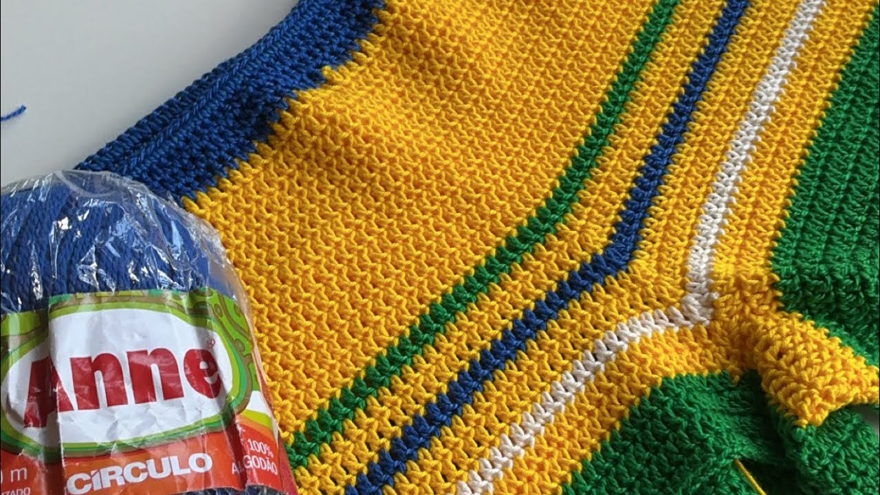 Shorts em crochê fácil / shorts do Brasil 