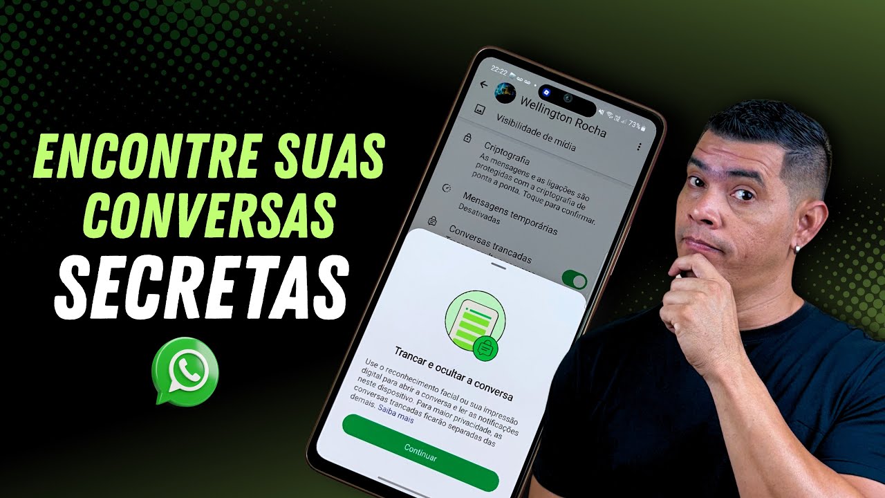 COMO ACESSAR SUAS CONVERSAS TRANCADAS NO WHATSAPP.