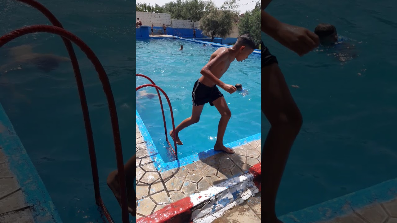مسبح بلدية مجانةصيف 2019.....طه. سيف.قدور صالح اسلام