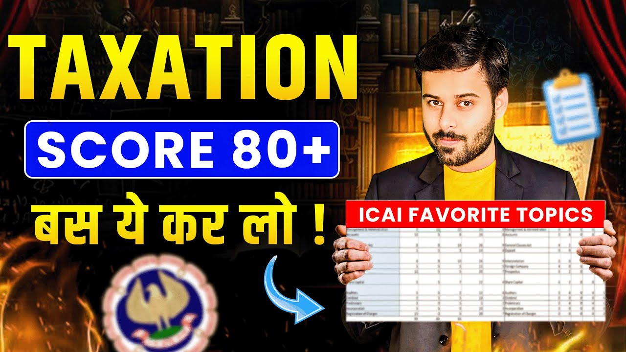 Most Important Topics for CA Inter Taxation Sept 25 || ABC Analysis OUT !!