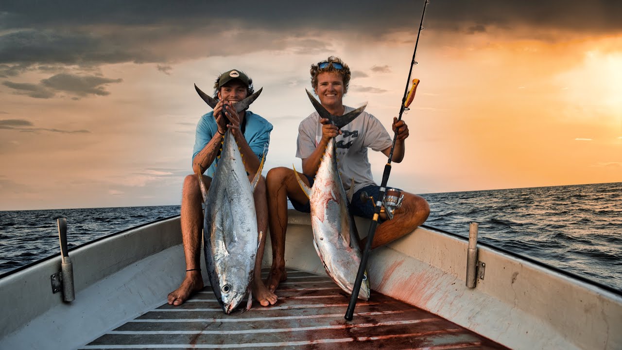 Chaos Popping Tuna - Sailfish (Top Water DOUBLE HOOK UPS) Kingfisher Malindi Kenya