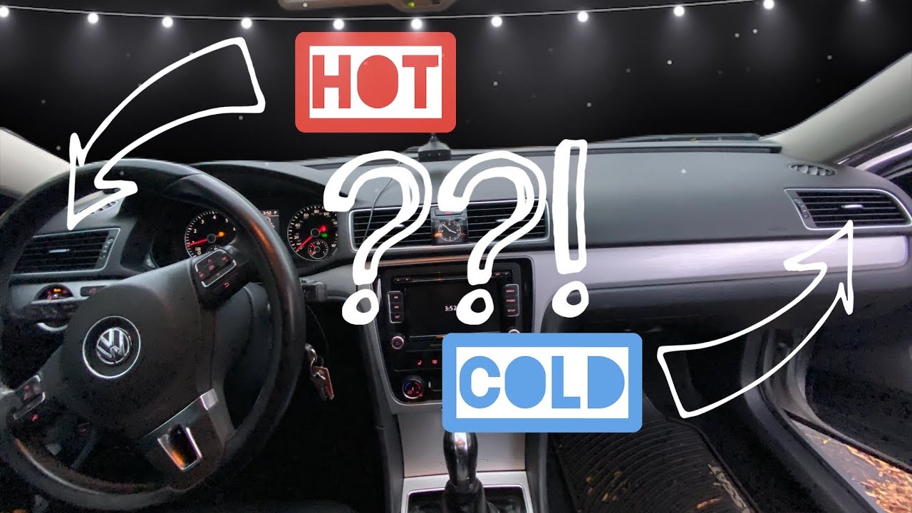 VW Passat B7 Problem z nagrzewnicą / How to test heater core /