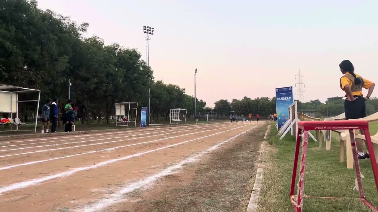 100m Race 2ND heat Sangram 2025 RRU 
