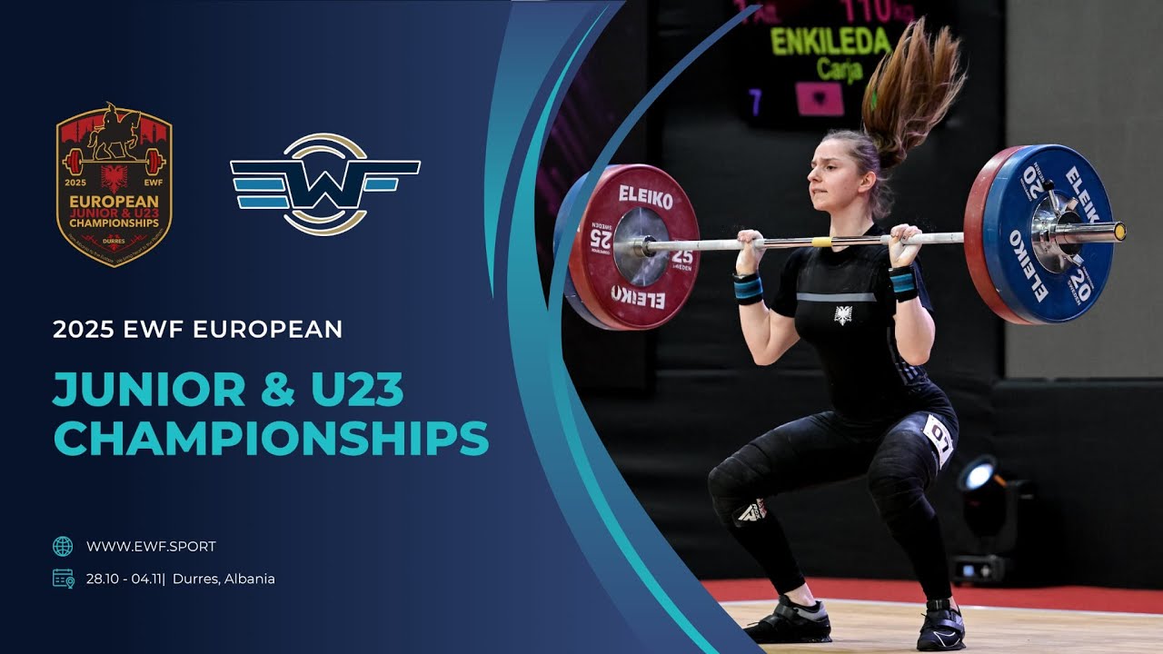 European Junior & U23 Weightlifting Championships 2025 - Men JU 94