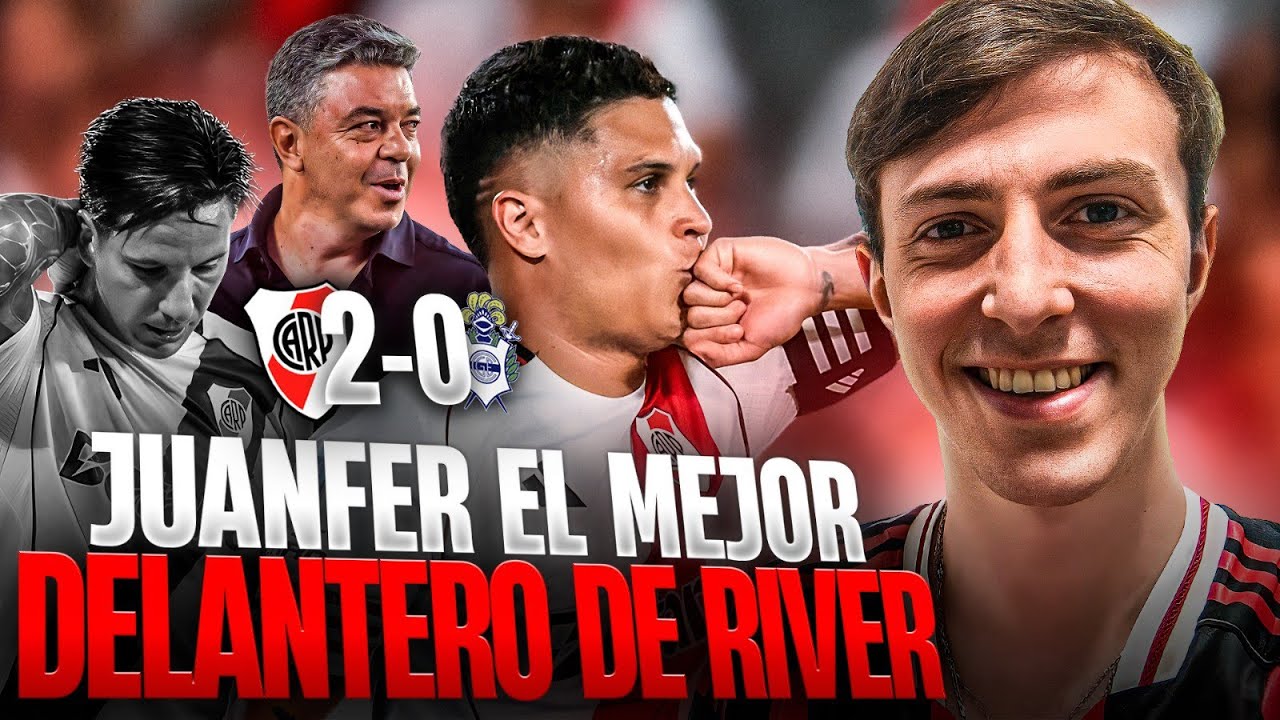 RIVER GANÓ DE LA MANO DE JUANFER | DOBLETE ANTE GIMNASIA | REACCIÓN AL 2-0