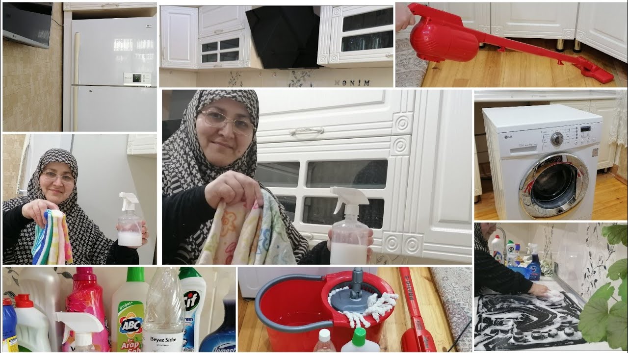 BATAREYALARIN TƏMİZLƏNMƏSİ.BOL-BOL TƏMİZLİK.MƏTBƏXDƏ DİB KÖŞƏ TƏMİZLİYİ.