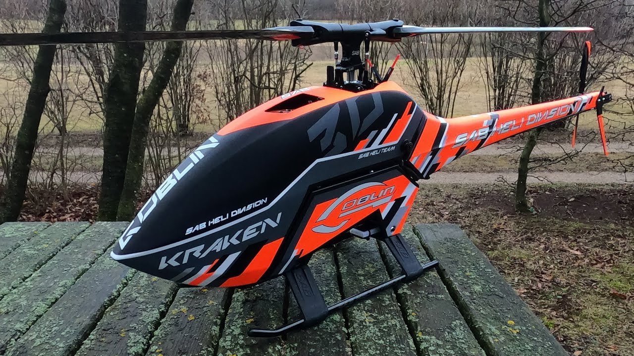 SAB Kraken RC Heli - time lapse build and maiden