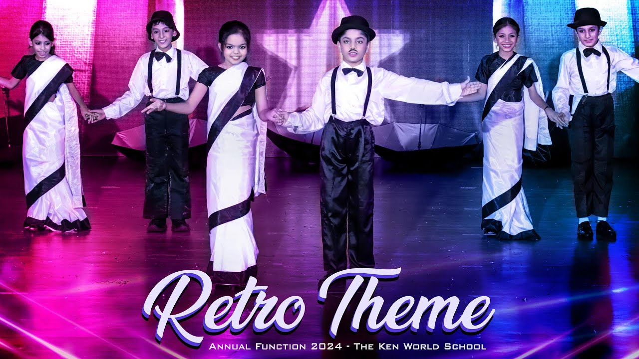 Retro Theme | Dance Performances | Annual Function 2024 | The Ken World School