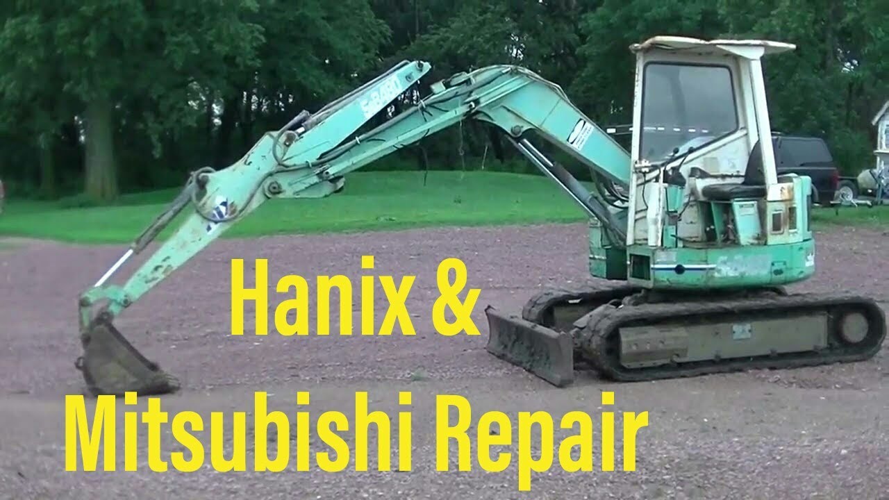 Hanix S & B 480 Repair with kawaski eru2 joysick controls and hydis-pwmcont v4 controller