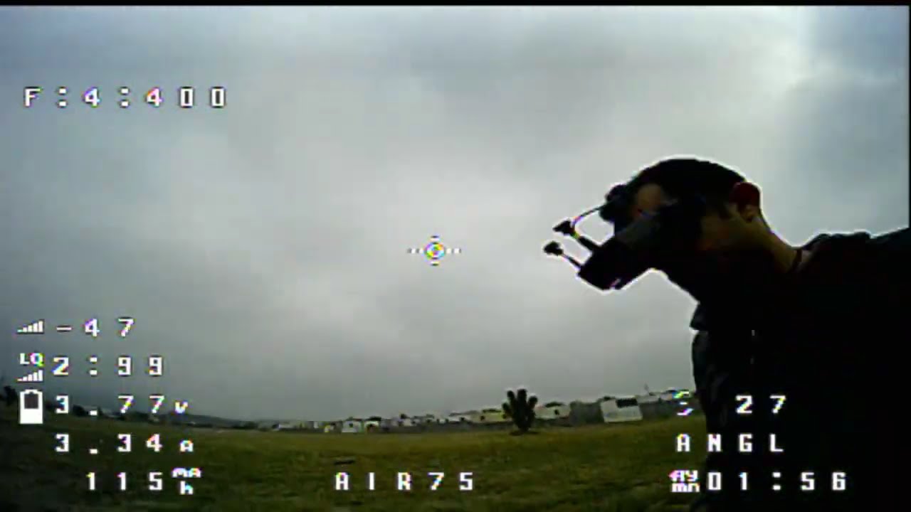 First flights of a tiny whoop Air75