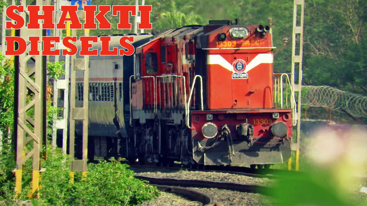 Indian Railways VERSATILE Diesel Locomotives - The Orange SHAKTI's