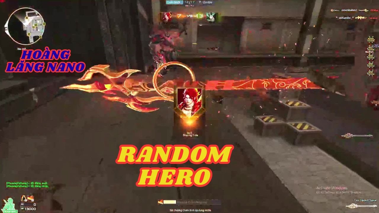COme back sau thời gian chạy deadline =))). Lộn xộn hero Lửa, Kỵ sĩ , Hero Ụ luôn ae ơi :D