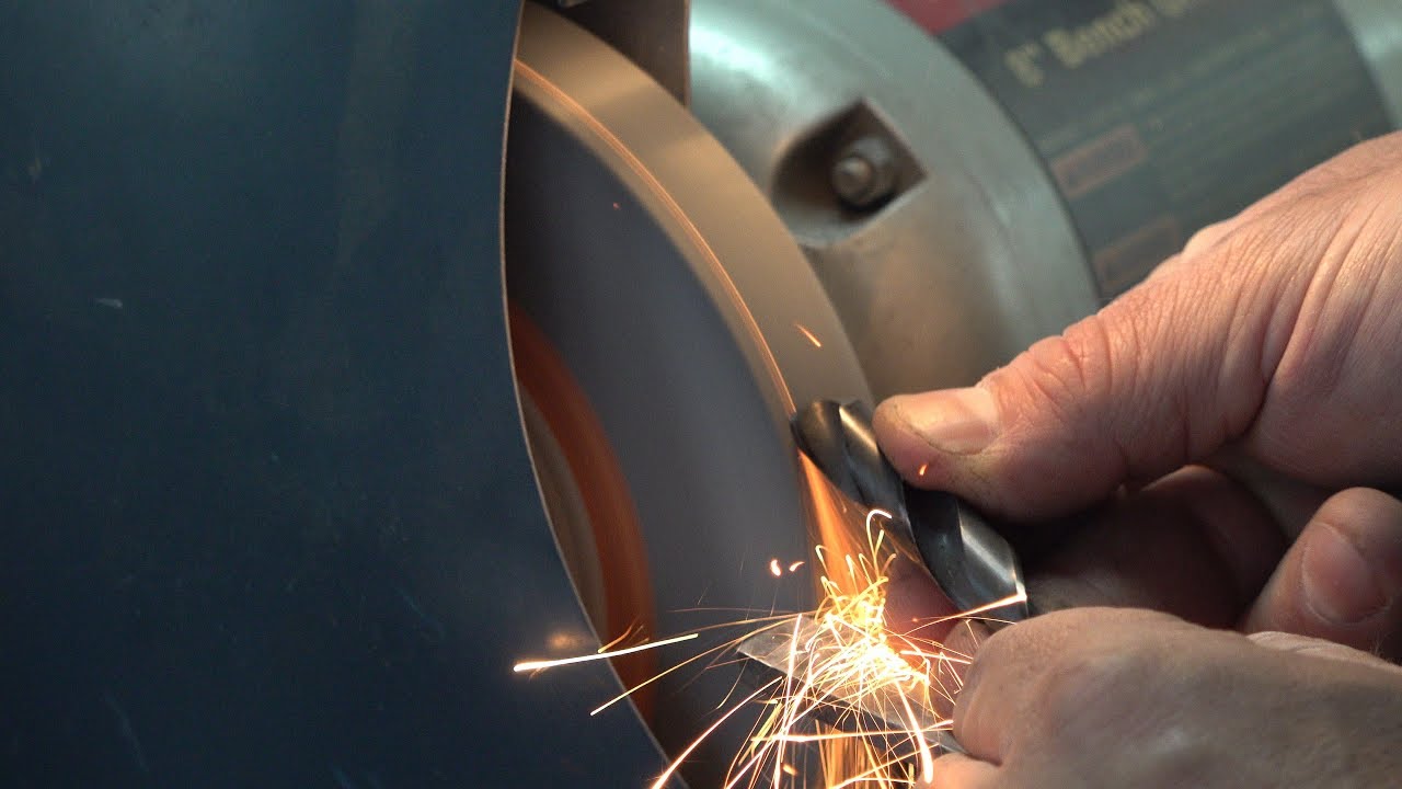 Old machinist taught me this method of sharpening a drill - part 2